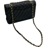 シャネル CHANEL マトラッセ25 A01112 14番台 ブラック GD金具 キャビア レディース ショルダーバッグ