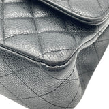 シャネル CHANEL マトラッセ25 A01112 14番台 ブラック GD金具 キャビア レディース ショルダーバッグ