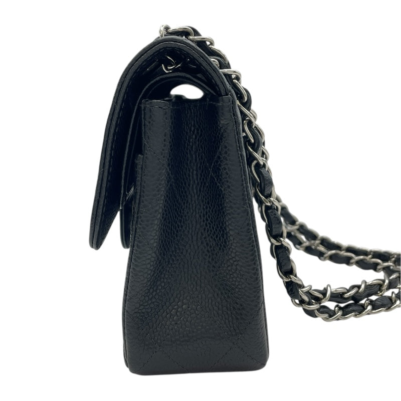 シャネル CHANEL マトラッセ23 A01113 6番台 ブラック SV金具 キャビアスキン レディース ショルダーバッグ