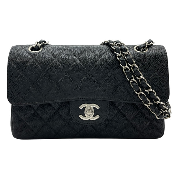 シャネル CHANEL マトラッセ23 A01113 6番台 ブラック SV金具 キャビアスキン レディース ショルダーバッグ