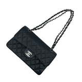 シャネル CHANEL マトラッセ23 A01113 6番台 ブラック SV金具 キャビアスキン レディース ショルダーバッグ