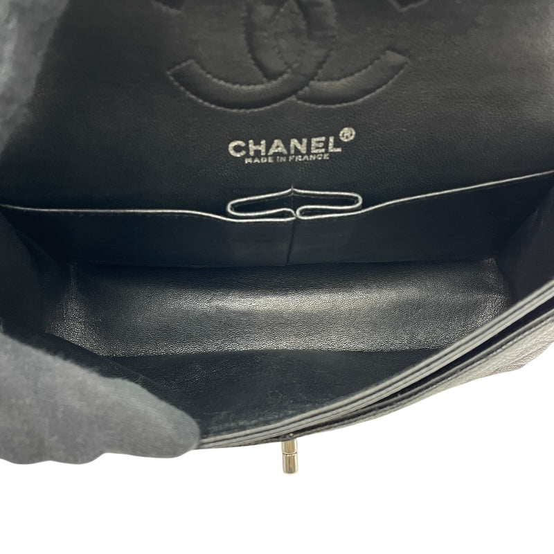 シャネル CHANEL マトラッセ23 A01113 6番台 ブラック SV金具 キャビアスキン レディース ショルダーバッグ