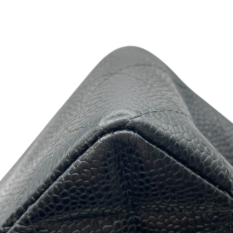 シャネル CHANEL マトラッセ23 A01113 6番台 ブラック SV金具 キャビアスキン レディース ショルダーバッグ