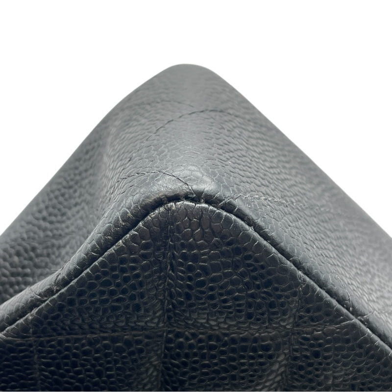 シャネル CHANEL マトラッセ23 A01113 6番台 ブラック SV金具 キャビアスキン レディース ショルダーバッグ