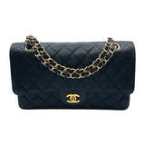 シャネル CHANEL マトラッセ25 A01112 12番台 ブラック GD金具 キャビアスキン レディース ショルダーバッグ