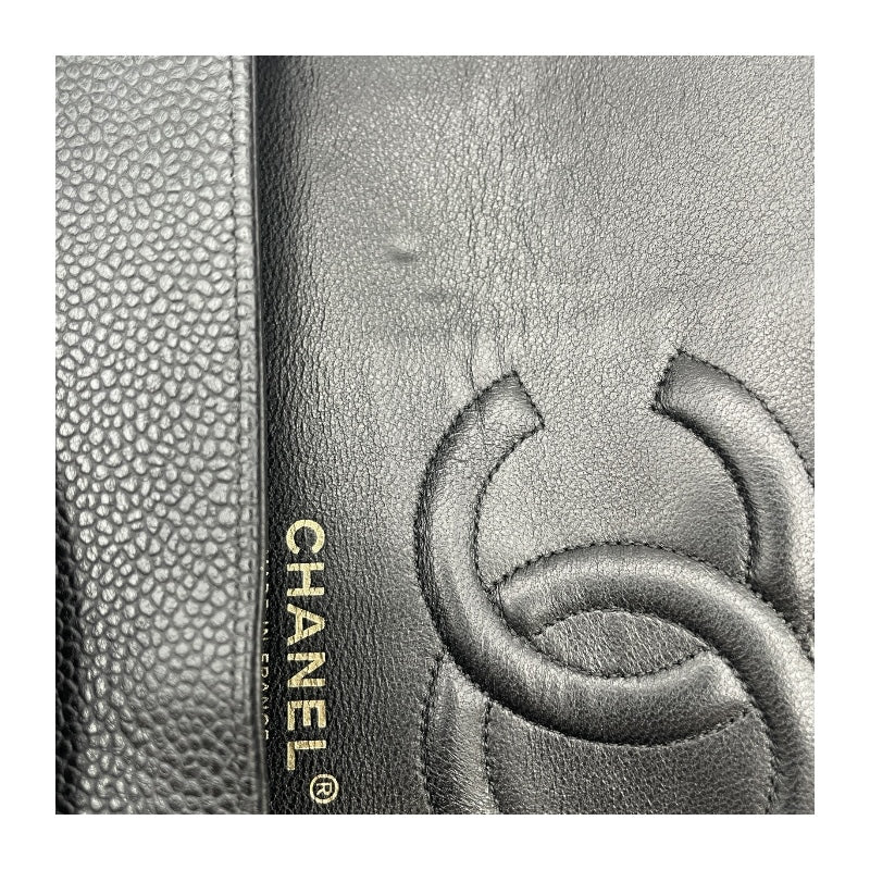シャネル CHANEL マトラッセ25 A01112 12番台 ブラック GD金具 キャビアスキン レディース ショルダーバッグ