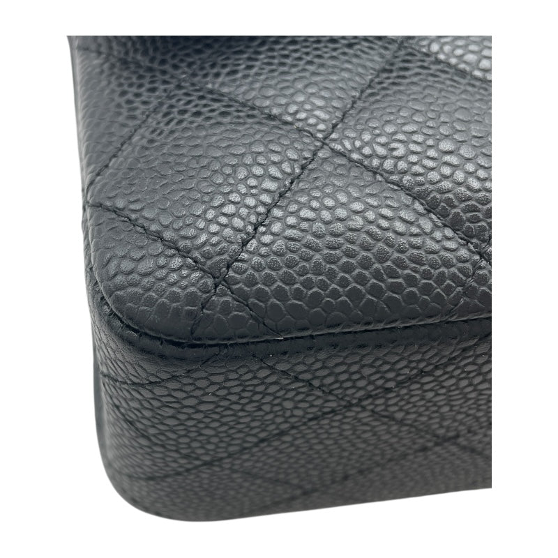 シャネル CHANEL マトラッセ25 A01112 12番台 ブラック GD金具 キャビアスキン レディース ショルダーバッグ