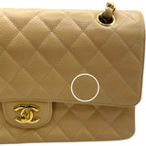 シャネル CHANEL マトラッセ25 A01112 17番台 ベージュ GD金具 キャビア レディース ショルダーバッグ