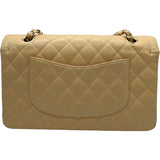 シャネル CHANEL マトラッセ25 A01112 17番台 ベージュ GD金具 キャビア レディース ショルダーバッグ