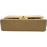 シャネル CHANEL マトラッセ25 A01112 17番台 ベージュ GD金具 キャビア レディース ショルダーバッグ