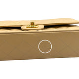 シャネル CHANEL マトラッセ25 A01112 17番台 ベージュ GD金具 キャビア レディース ショルダーバッグ