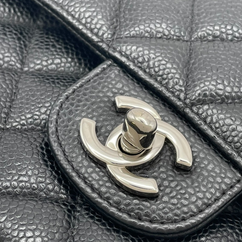 シャネル CHANEL マトラッセ25 A01112 12番台 ブラック SV金具 キャビア レディース ショルダーバッグ