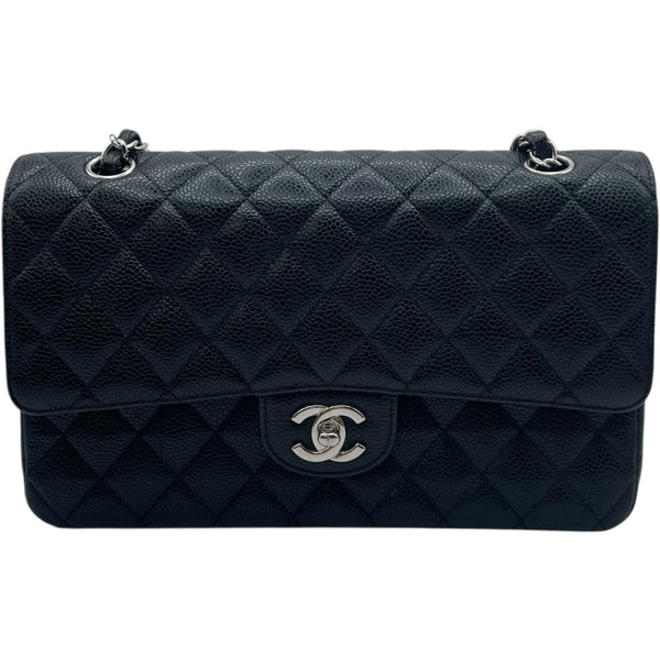 シャネル CHANEL マトラッセ25 A01112 12番台 ブラック SV金具 キャビア レディース ショルダーバッグ