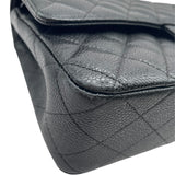 シャネル CHANEL マトラッセ25 A01112 12番台 ブラック SV金具 キャビア レディース ショルダーバッグ