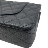 シャネル CHANEL マトラッセ25 A01112 12番台 ブラック SV金具 キャビア レディース ショルダーバッグ