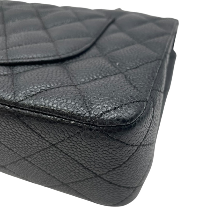 シャネル CHANEL マトラッセ25 A01112 12番台 ブラック SV金具 キャビア レディース ショルダーバッグ