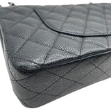 シャネル CHANEL マトラッセ25 A01112 12番台 ブラック SV金具 キャビア レディース ショルダーバッグ