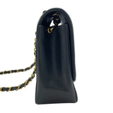 シャネル CHANEL ダイアナ25 A01165 2番台 ブラック GD金具 キャビアスキン レディース ショルダーバッグ