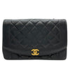 シャネル CHANEL ダイアナ25 A01165 2番台 ブラック GD金具 キャビアスキン レディース ショルダーバッグ