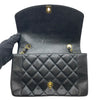 シャネル CHANEL ダイアナ25 A01165 2番台 ブラック GD金具 キャビアスキン レディース ショルダーバッグ