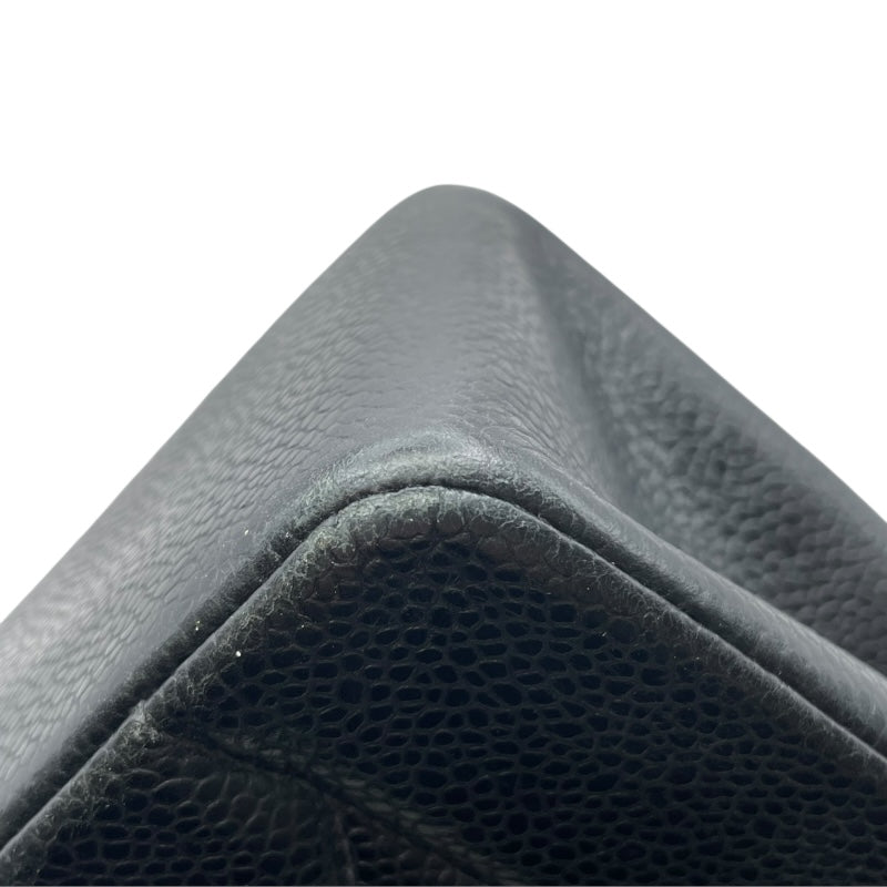 シャネル CHANEL ダイアナ25 A01165 2番台 ブラック GD金具 キャビアスキン レディース ショルダーバッグ