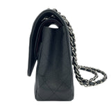 シャネル CHANEL マトラッセ25 A01112 16番台 ブラック　シルバー金具　 キャビアスキン レディース ショルダーバッグ