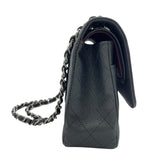 シャネル CHANEL マトラッセ25 A01112 16番台 ブラック　シルバー金具　 キャビアスキン レディース ショルダーバッグ