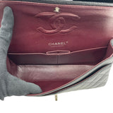 シャネル CHANEL マトラッセ25 A01112 16番台 ブラック　シルバー金具　 キャビアスキン レディース ショルダーバッグ