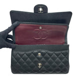 シャネル CHANEL マトラッセ25 A01112 16番台 ブラック　シルバー金具　 キャビアスキン レディース ショルダーバッグ