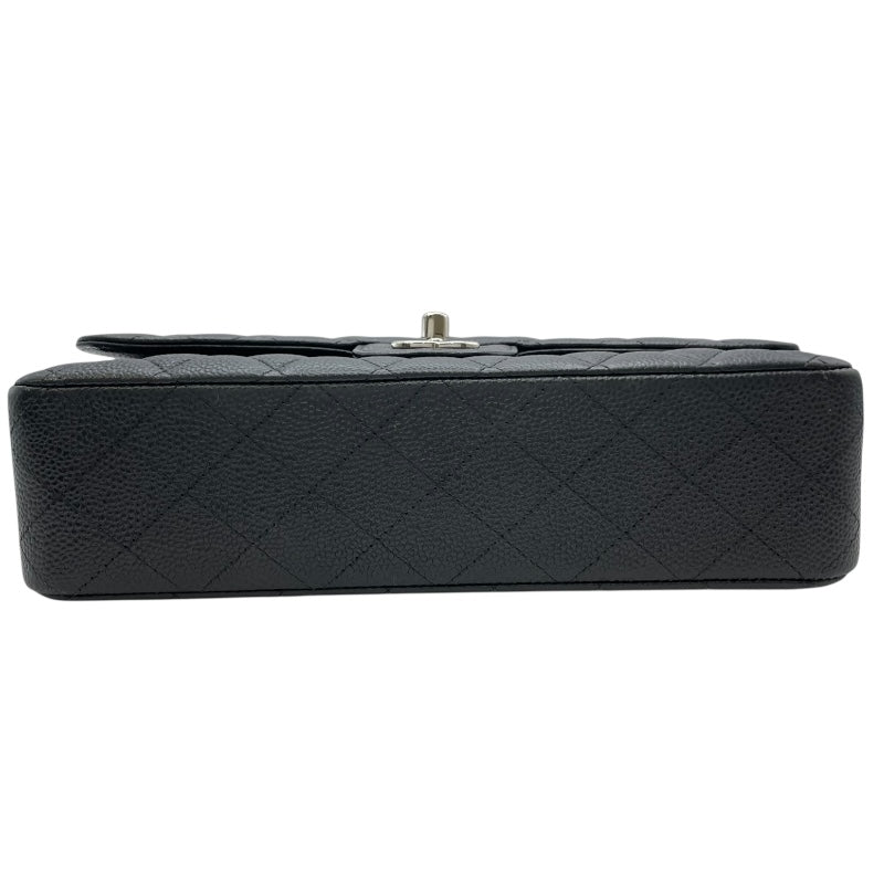 シャネル CHANEL マトラッセ25 A01112 16番台 ブラック　シルバー金具　 キャビアスキン レディース ショルダーバッグ