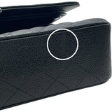 シャネル CHANEL マトラッセ25 A01112 13番台 ブラック GD金具 キャビア レディース ショルダーバッグ