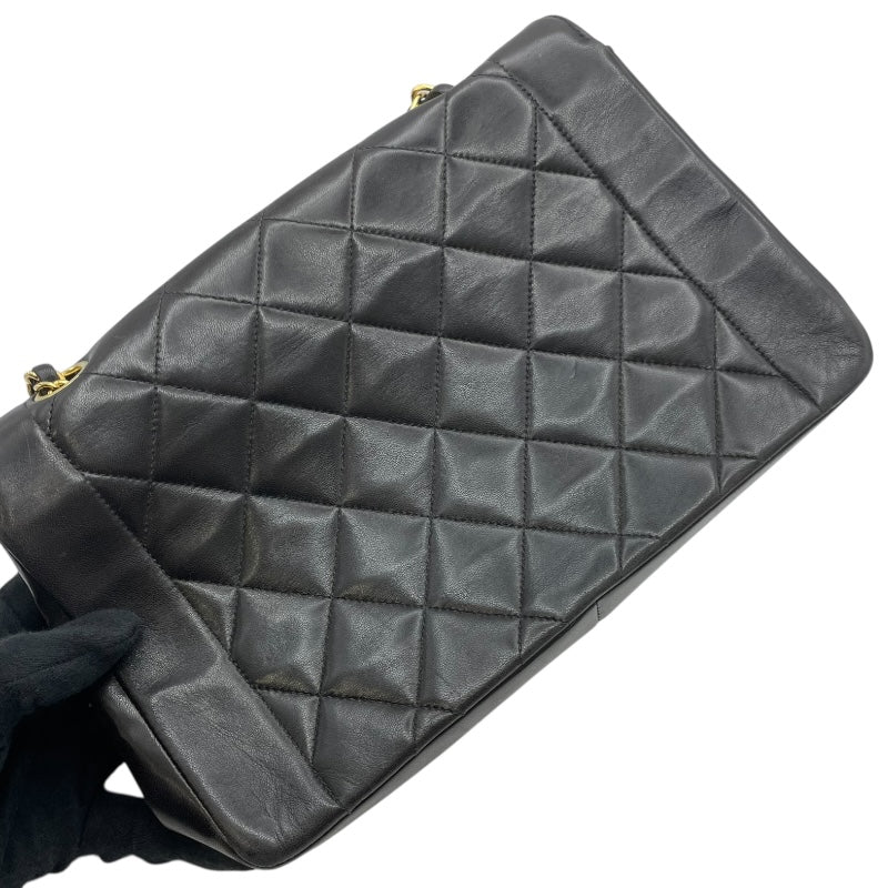 シャネル CHANEL ダイアナ25 A01165 2番台 ブラウン GD金具 ラムスキン レディース ショルダーバッグ