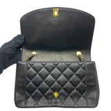 シャネル CHANEL ダイアナ25 A01165 2番台 ブラウン GD金具 ラムスキン レディース ショルダーバッグ