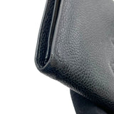 シャネル CHANEL ココマークウォレット A13498 8番台 ブラック GD金具 キャビアスキン ユニセックス 二つ折り財布