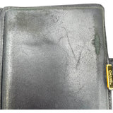 シャネル CHANEL ココマークウォレット A13497 7番台 ブラック GD金具 キャビア レディース 二つ折り財布