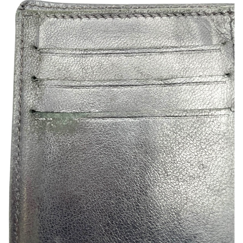 シャネル CHANEL ココマークウォレット A13497 7番台 ブラック GD金具 キャビア レディース 二つ折り財布