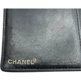 シャネル CHANEL ココマークウォレット A13497 7番台 ブラック GD金具 キャビア レディース 二つ折り財布