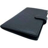 シャネル CHANEL ココマークウォレット A13498 ブラック GD金具 キャビアスキン ユニセックス 二つ折り財布