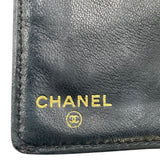 シャネル CHANEL ココマークウォレット A13498 ブラック GD金具 キャビアスキン ユニセックス 二つ折り財布