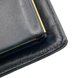 シャネル CHANEL ココマークウォレット A13498 ブラック GD金具 キャビアスキン ユニセックス 二つ折り財布