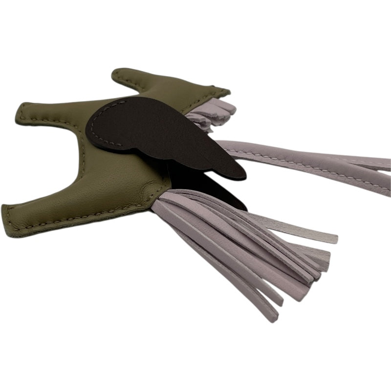 エルメス HERMES ロデオペガサスPM B刻 ベージュマルファ×モーヴペール×モカ アニョーミロ レディース チャーム