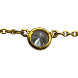 ティファニー TIFFANY＆CO バイザヤードネックレス ゴールド 18K/ダイヤモンド ダイヤモンド ジュエリー