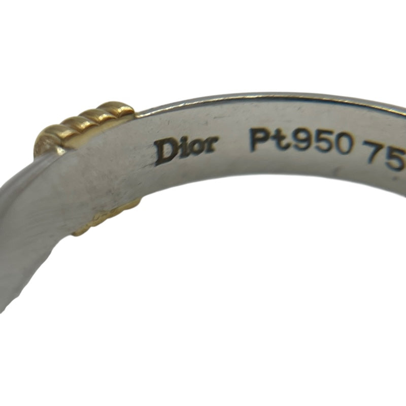 クリスチャン・ディオール Christian Dior リング プラチナ ゴールド PT950/K18 ジュエリー