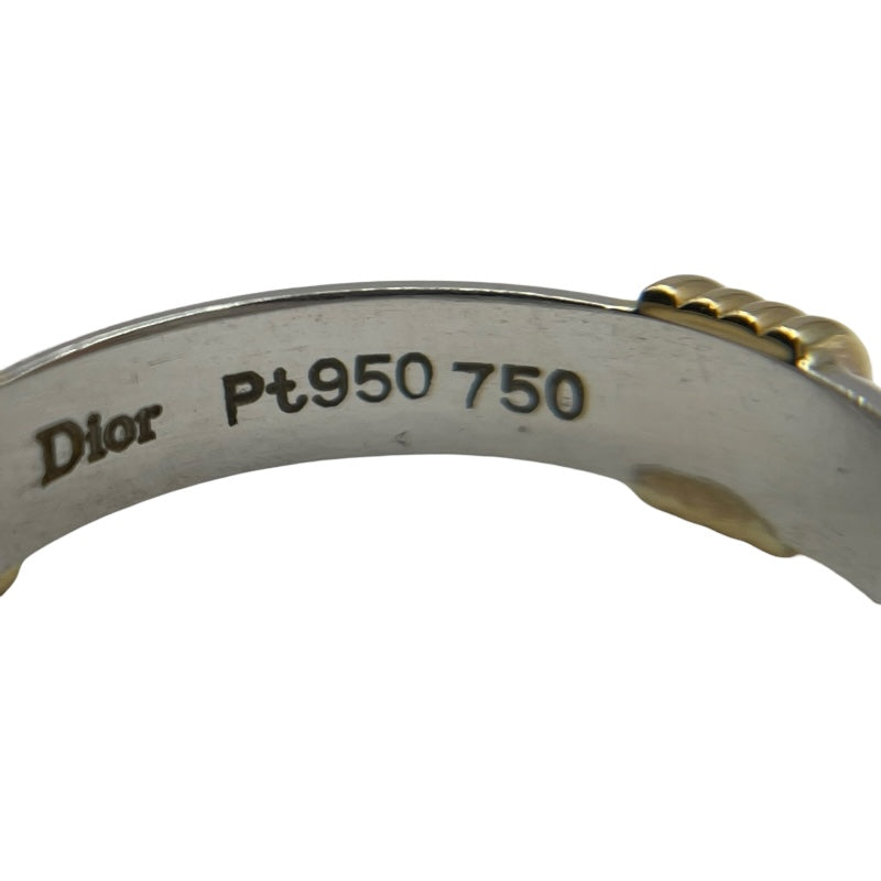 クリスチャン・ディオール Christian Dior リング プラチナ ゴールド PT950/K18 ジュエリー