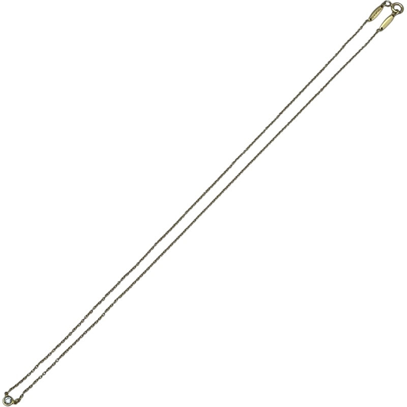 ティファニー TIFFANY＆CO バイザヤードネックレス ゴールド AU750/ダイヤモンド ジュエリー