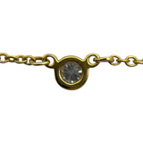 ティファニー TIFFANY＆CO バイザヤードネックレス ゴールド AU750/ダイヤモンド ジュエリー