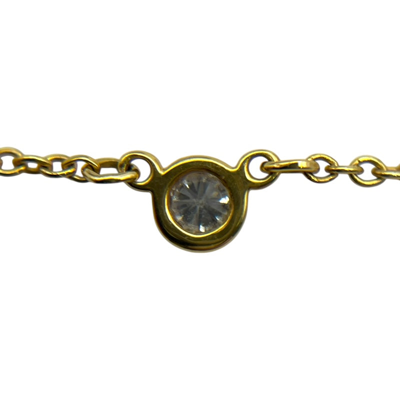 ティファニー TIFFANY＆CO バイザヤードネックレス ゴールド AU750/ダイヤモンド ジュエリー