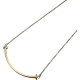 ティファニー TIFFANY＆CO Tスマイルネックレススモール ゴールド Au750 ジュエリー