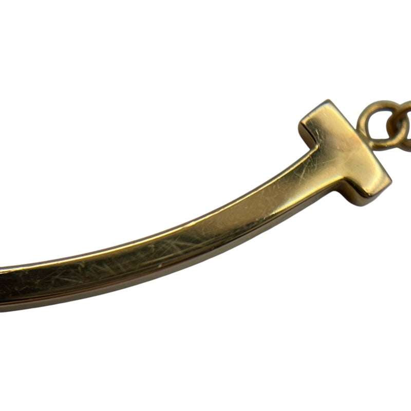 ティファニー TIFFANY＆CO Tスマイルネックレススモール ゴールド Au750 ジュエリー