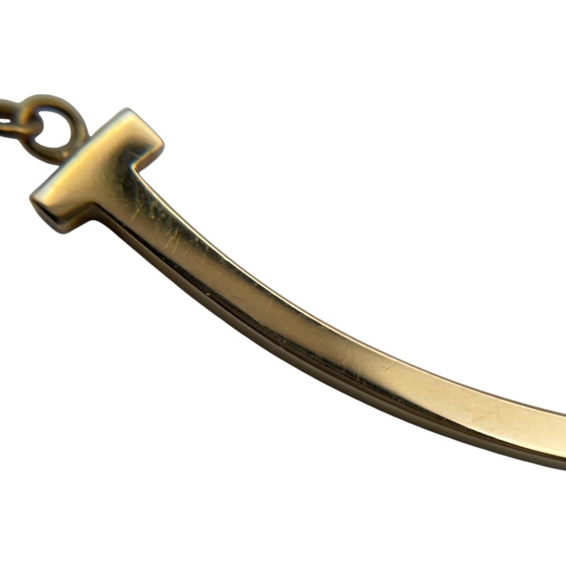 ティファニー TIFFANY＆CO Tスマイルネックレススモール ゴールド Au750 ジュエリー